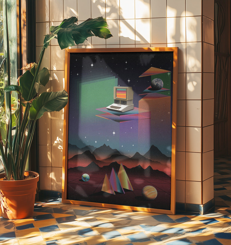 80s CRT Computer | Poster