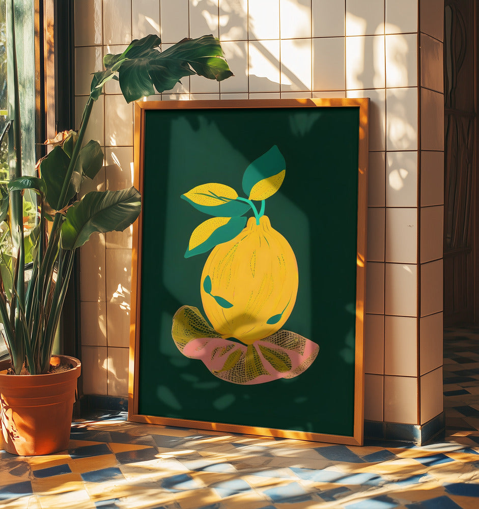 Citron är ur nätpåsen | Poster