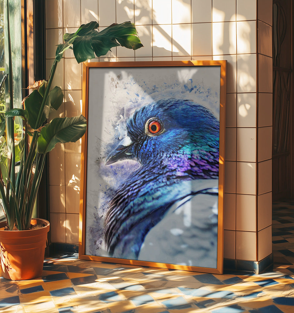 Animals Bird Dove Watercolor Animal Art | Poster