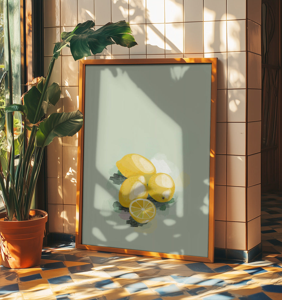 Three and a half lemons | Poster