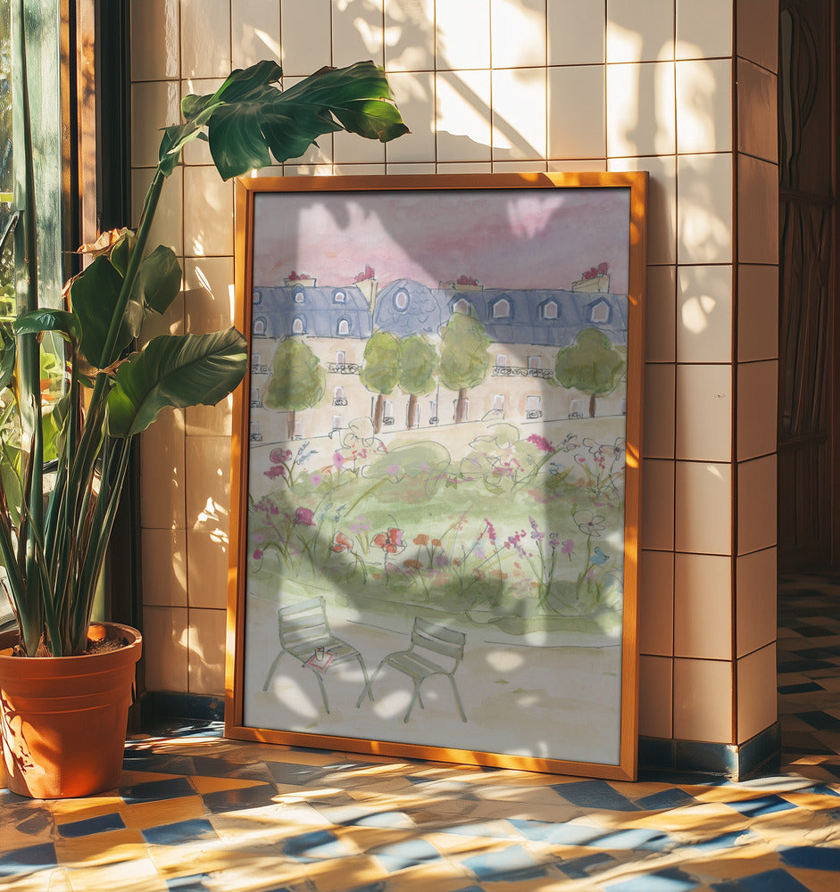 Parisisk trädgård | Poster