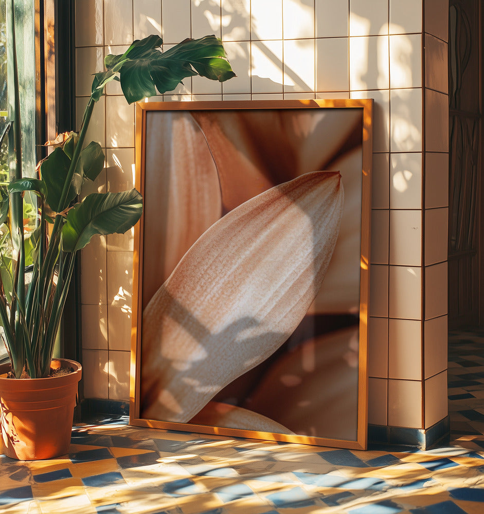 Amber Petal Elegance | Poster