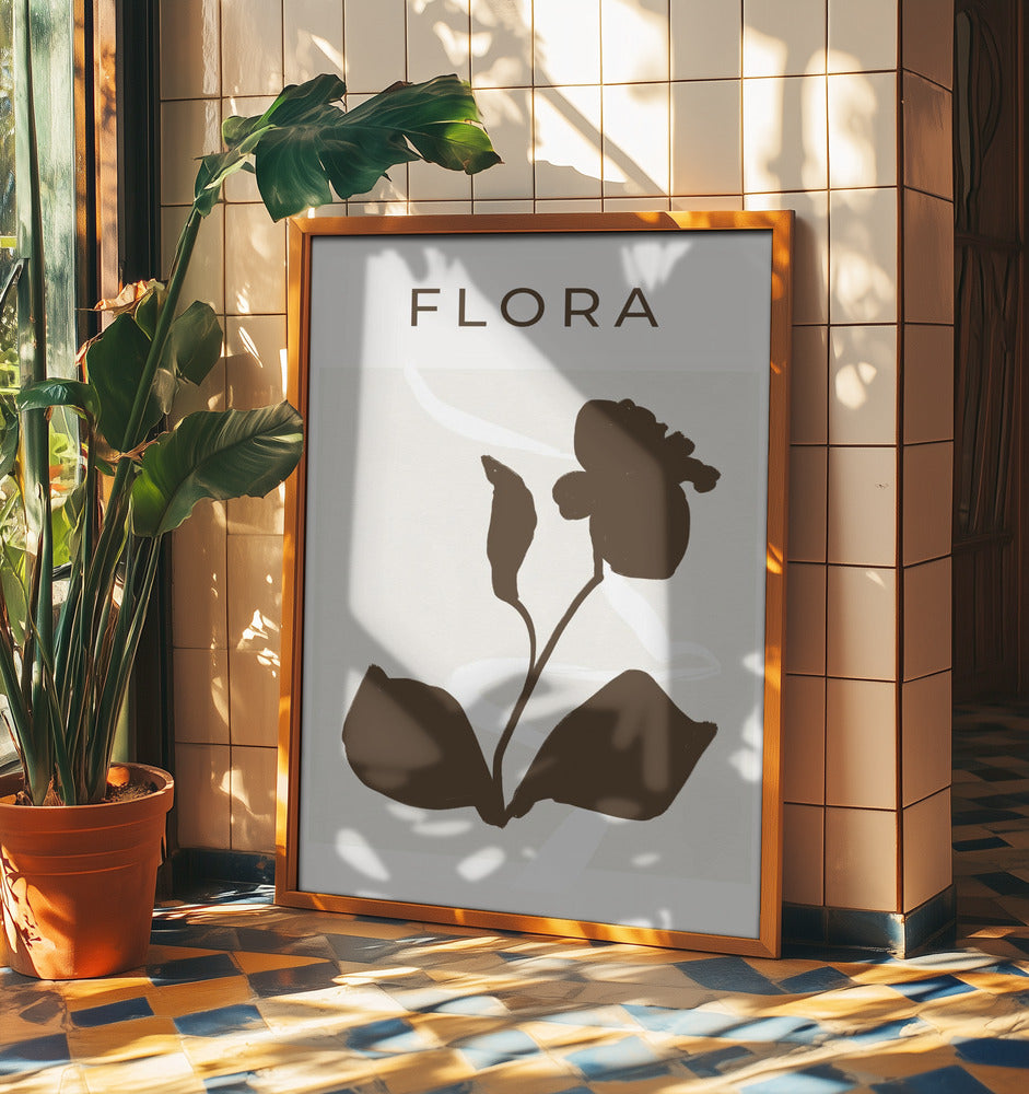 Minimal blomning | Poster