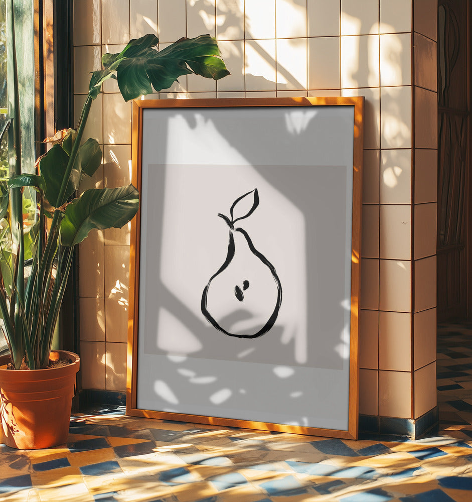 Minimal Pear | Poster