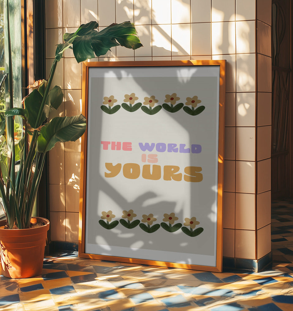 El mundo es tuyo | Posters - Impresiones de Arte