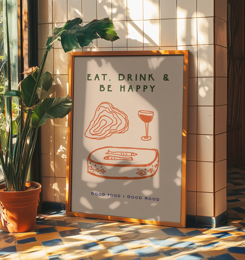 Comerbeberserfeliz | Posters - Impresiones de Arte