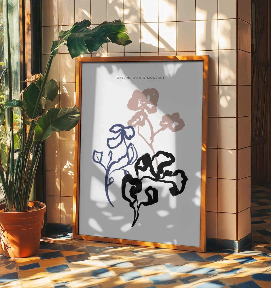 Floral Silhouettes | Poster