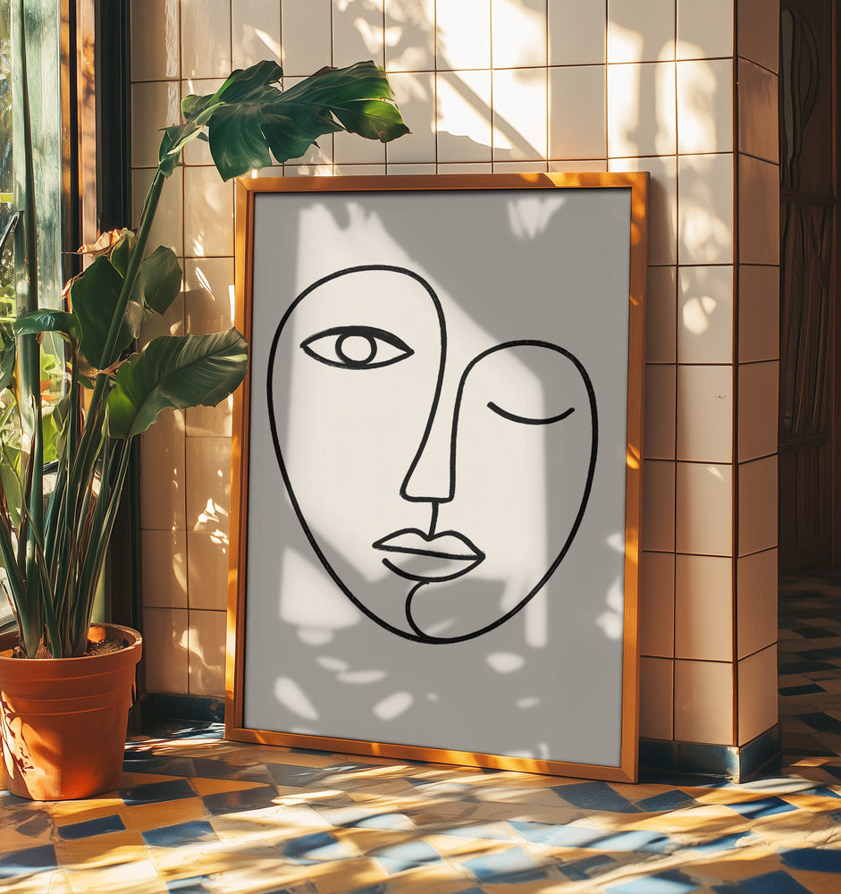Minimalist Face | Poster