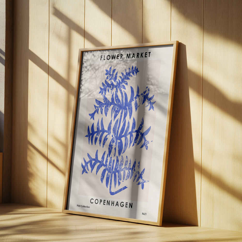 Blomstermarked. København | Plakater - Kunsttrykk