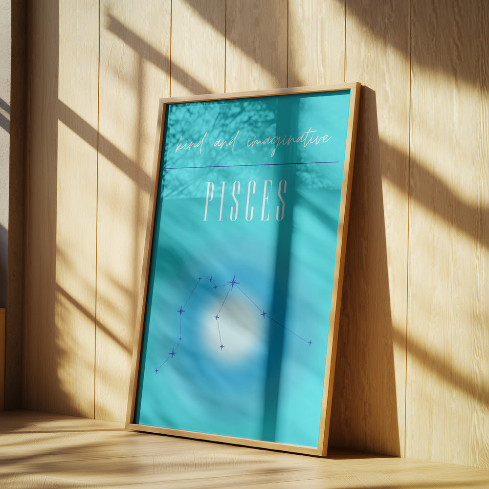 Pisces Zodiac Print Art | Poster