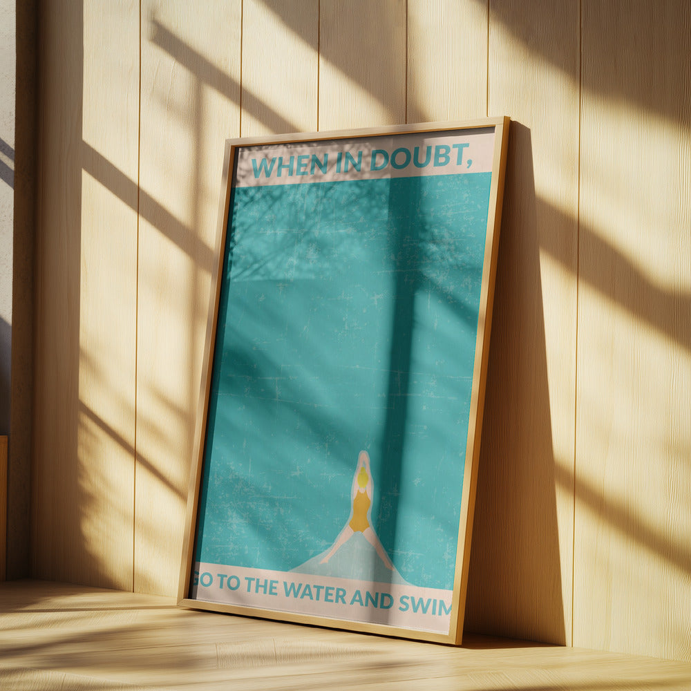 Offenes Wasser (blond) | Poster