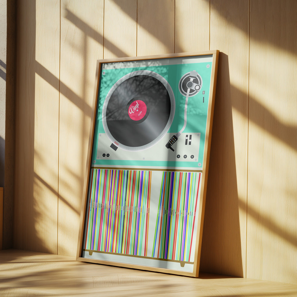 Vinylstapel | Affisch