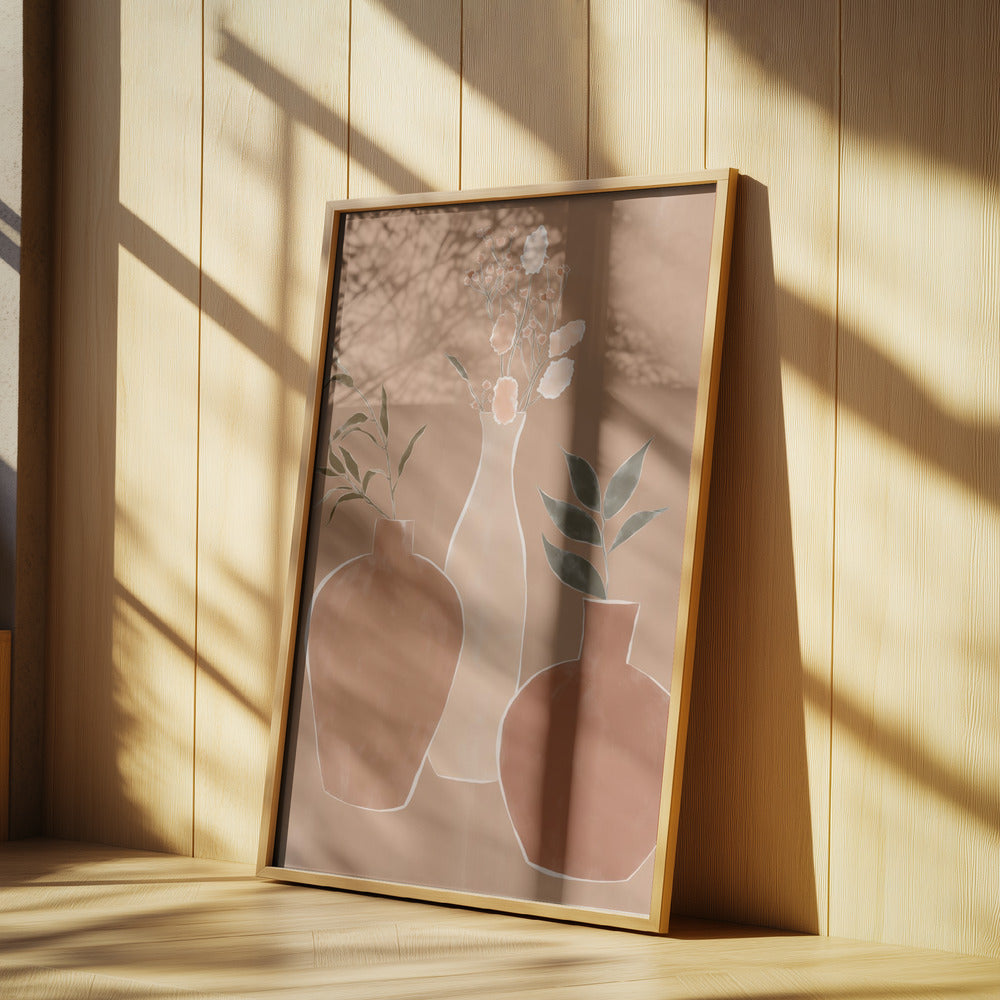 Set of Flower Vases | Poster