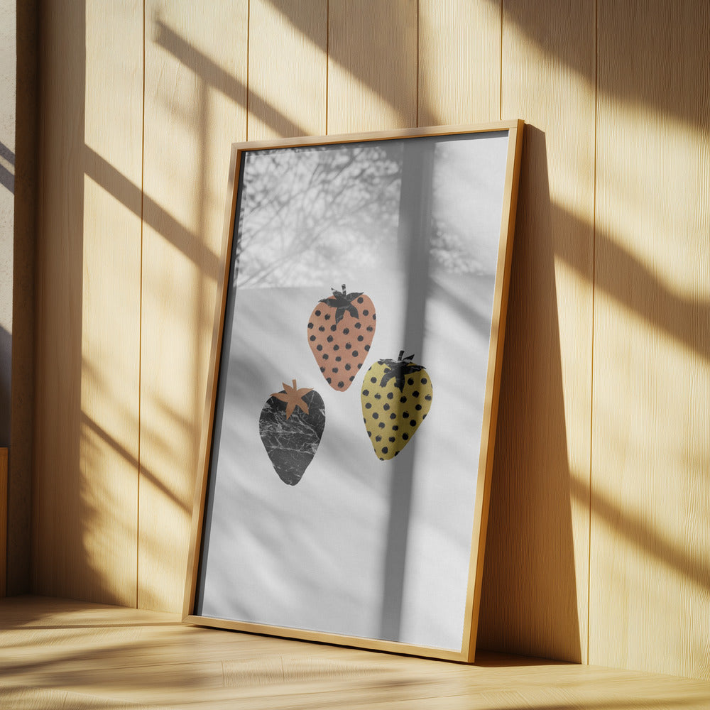 Scandinavische aardbeien | Posters - Kunstdrukken