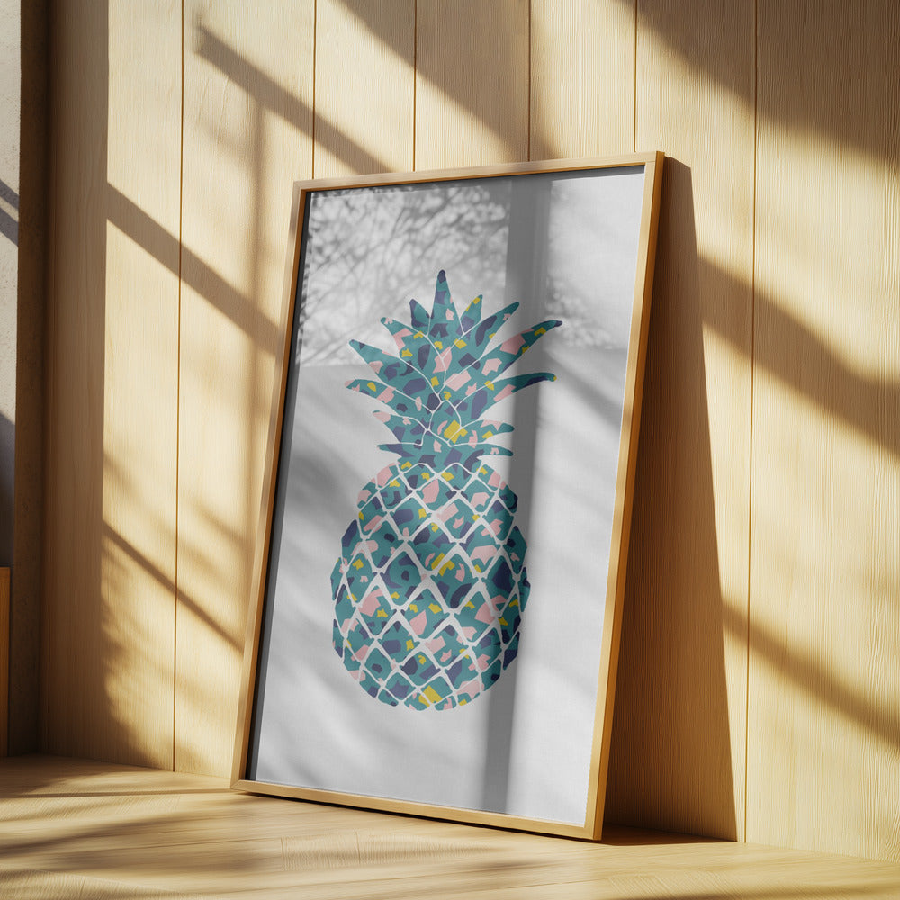 Ananas verde acqua | Poster - Stampe d’Arte