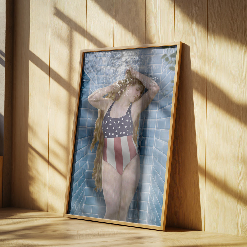 Beauty In Shower | Poster