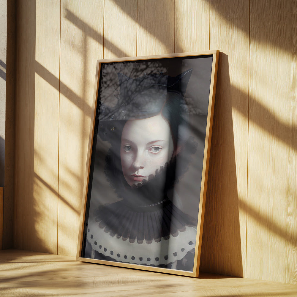 Signorina Gattina Nera | Poster - Stampe d’Arte