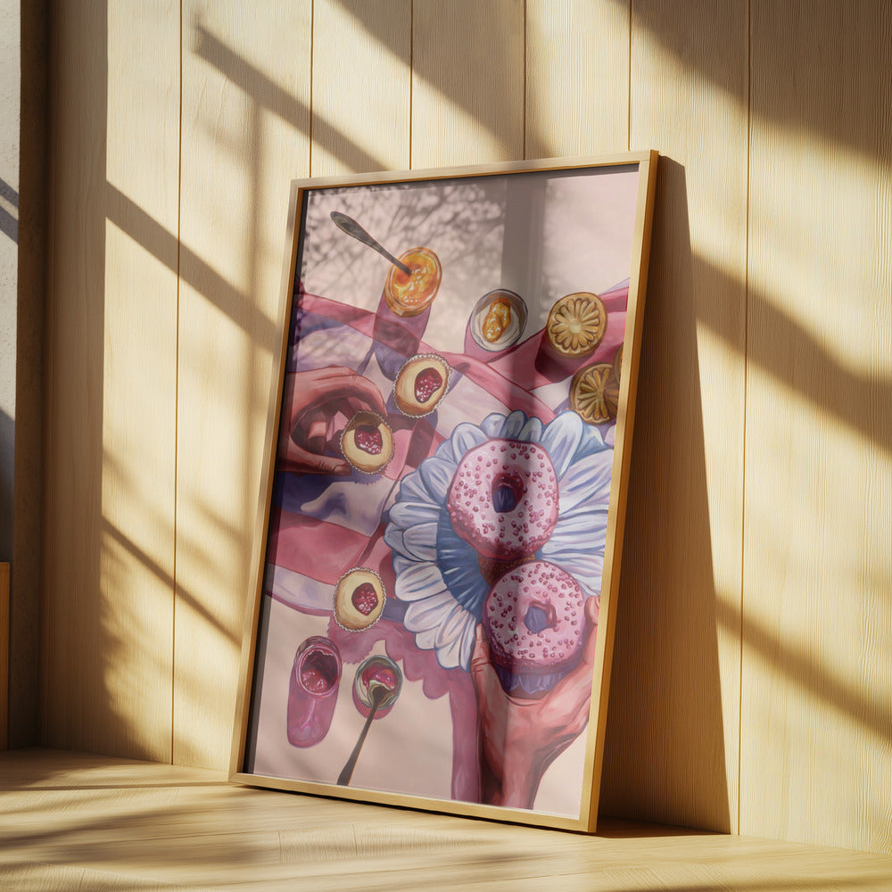 Mittwochs essen wir Pink | Poster