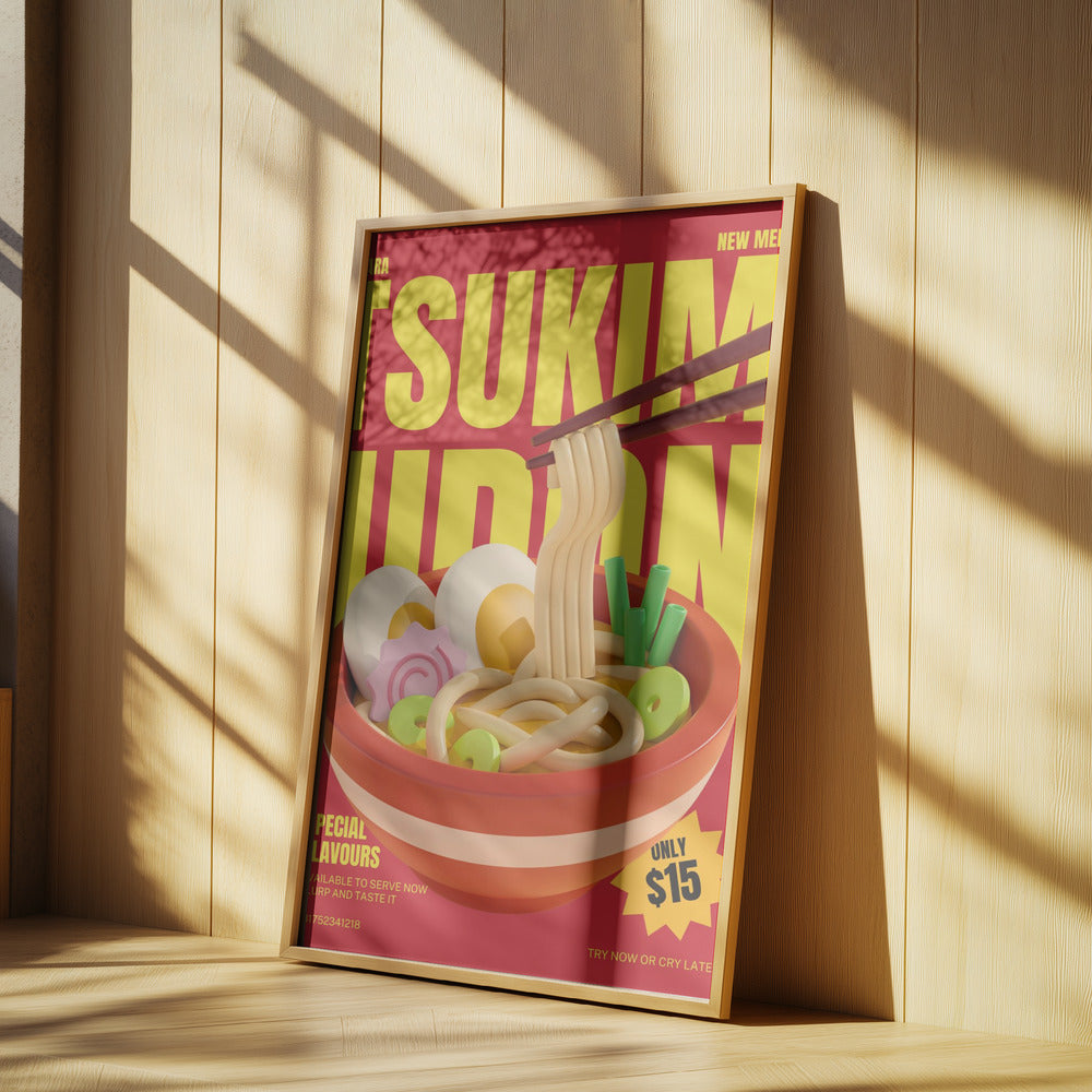 Tsukimi Udon Menu | Poster