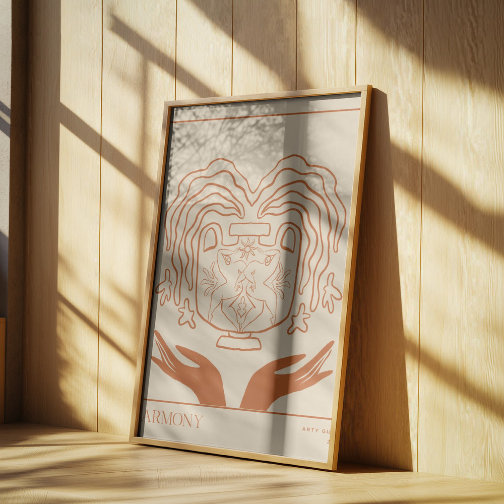 Fartygssamling: Harmoni (LineArt) | Poster