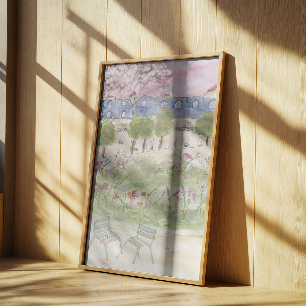 Parisisk trädgård | Poster