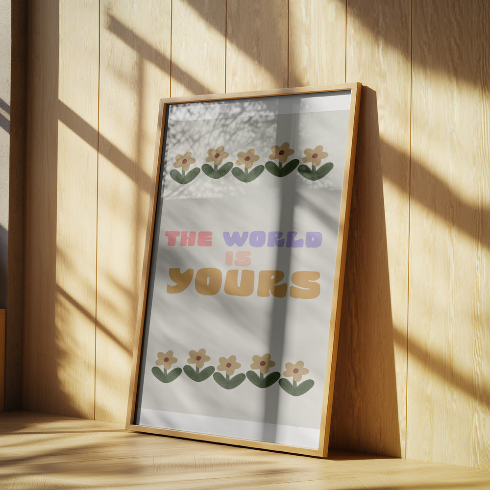 El mundo es tuyo | Posters - Impresiones de Arte