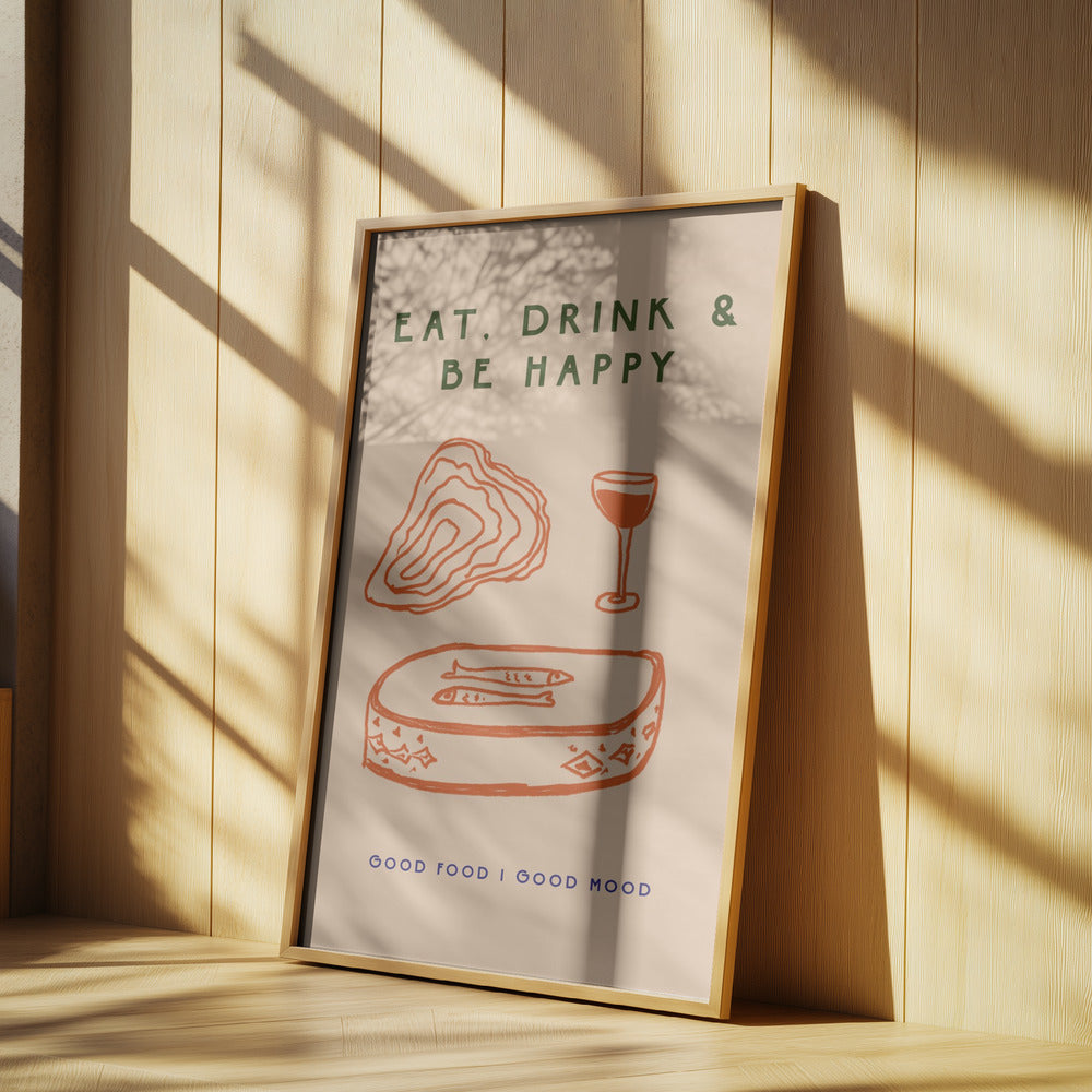 Comerbeberserfeliz | Posters - Impresiones de Arte