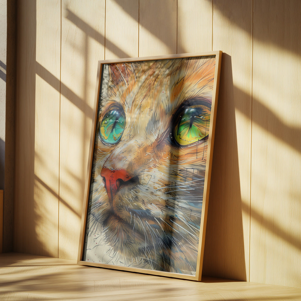 Ginger Cat J | Poster