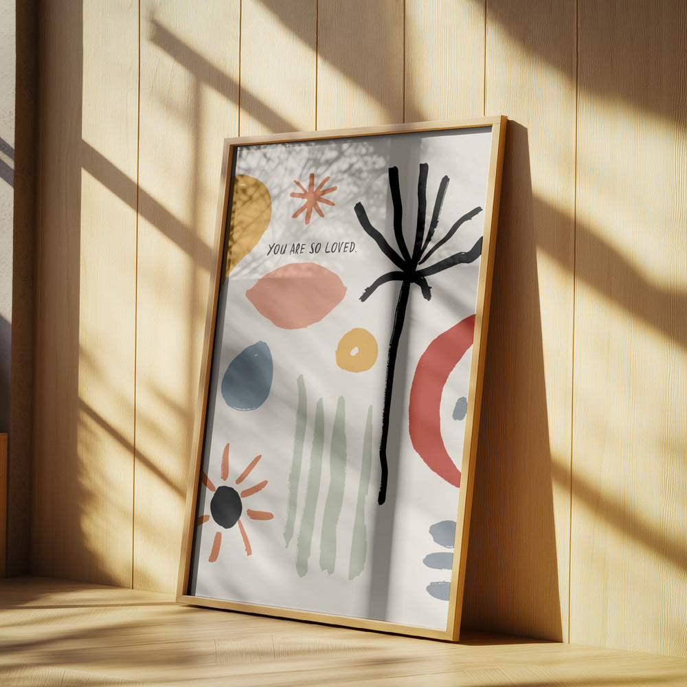 Abstract Embrace | Poster