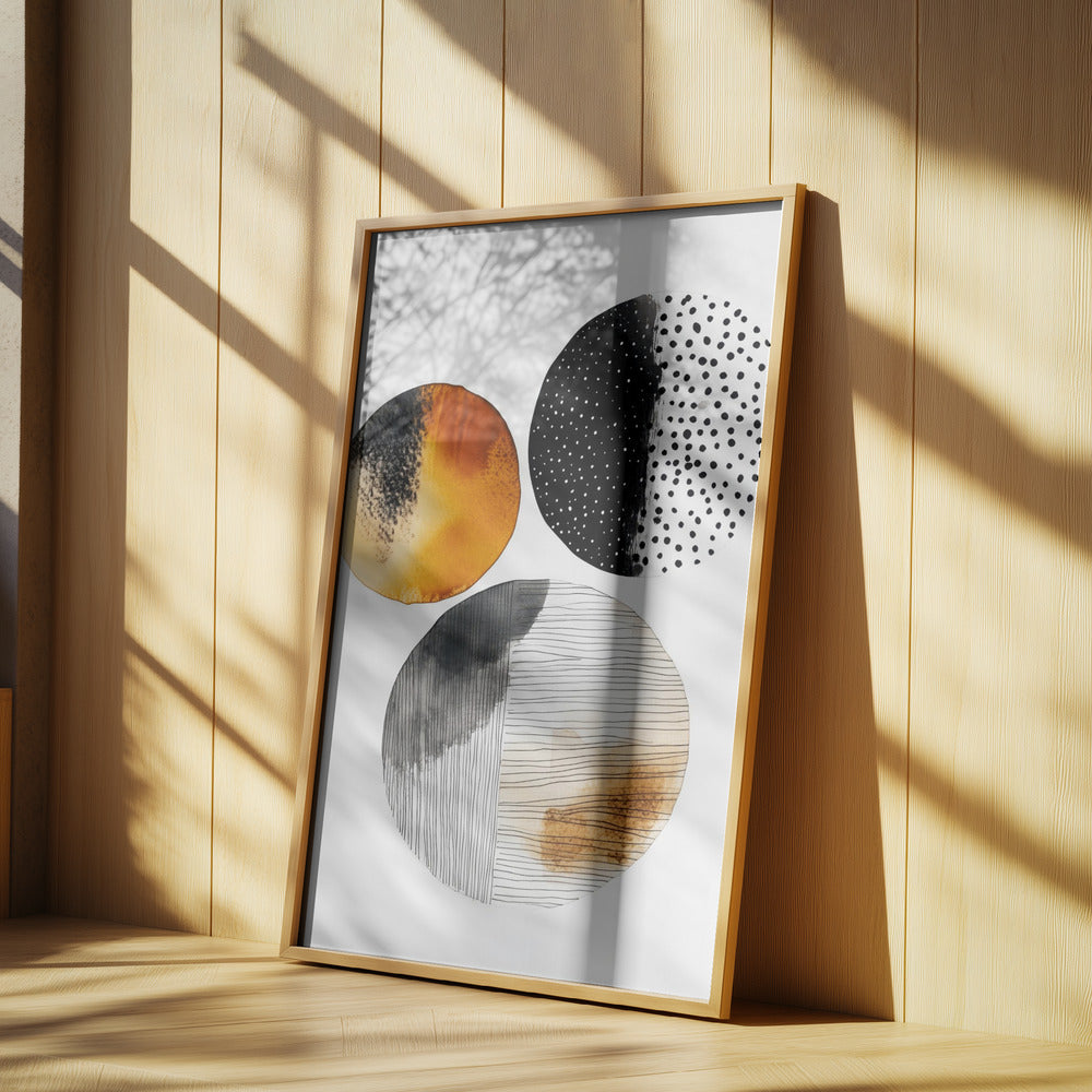 Composition with Overlapping Circles | Poster