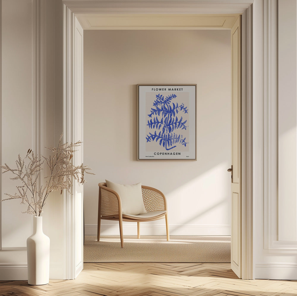 Blomstermarked. København | Plakater - Kunsttrykk