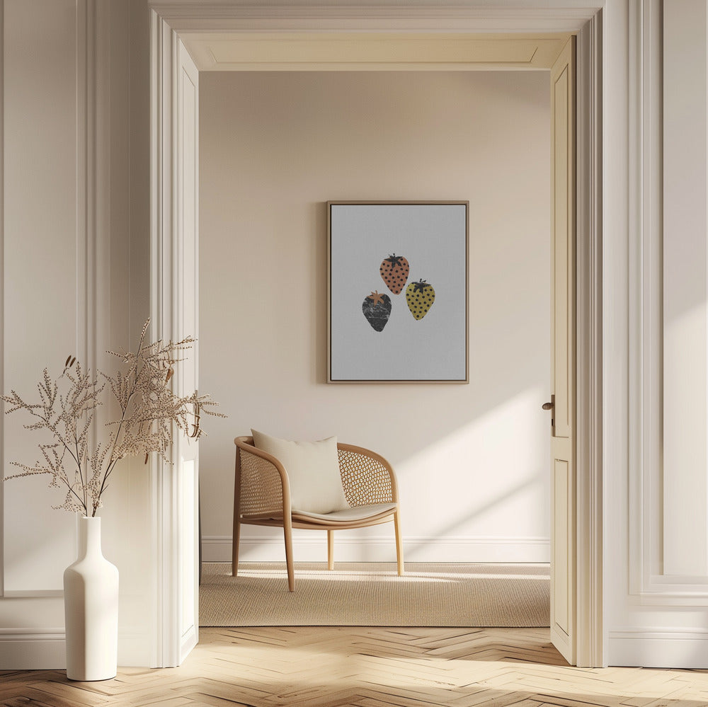 Scandinavische aardbeien | Posters - Kunstdrukken