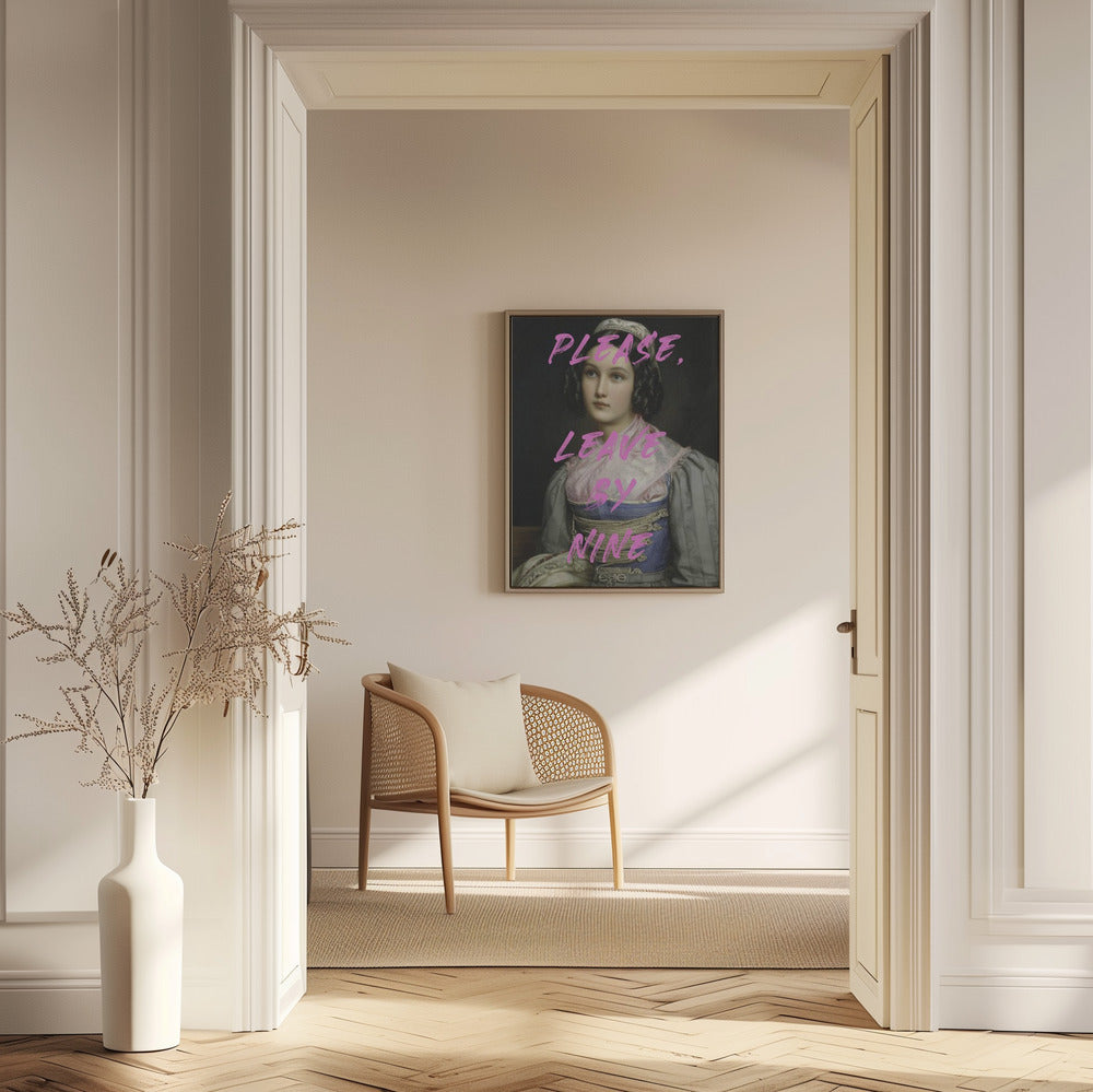 Bitte gehen Sie um neun | Poster