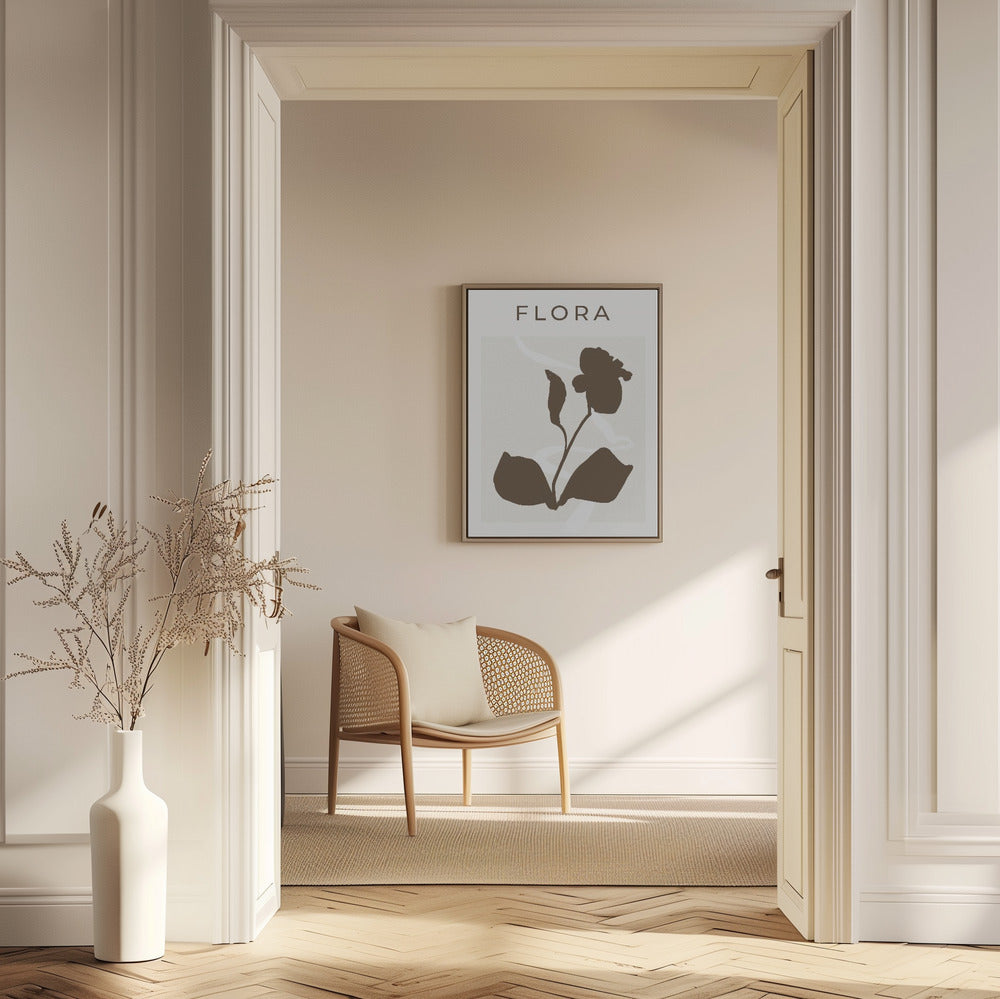 Minimal blomning | Poster