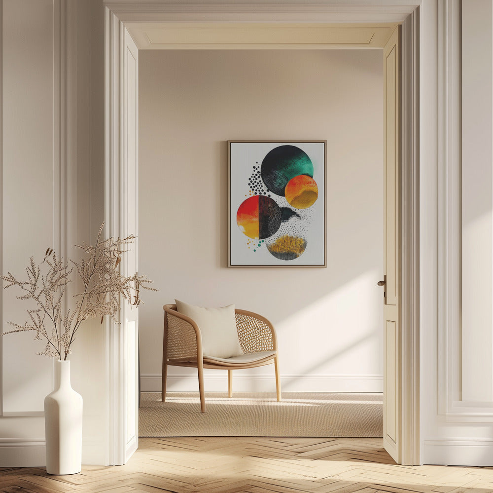 Composition with Overlapping Circles | Poster