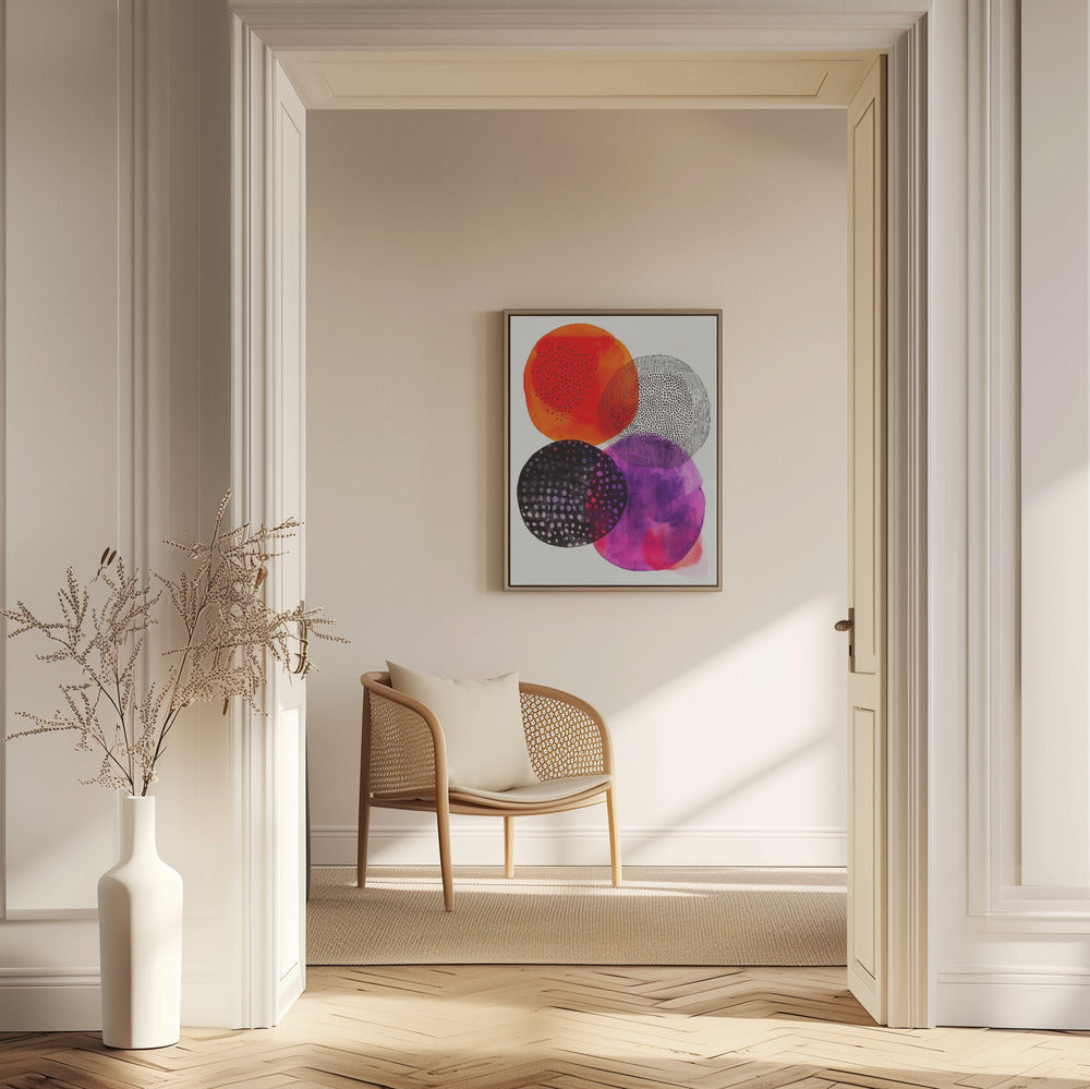 Composition with Overlapping Circles | Poster
