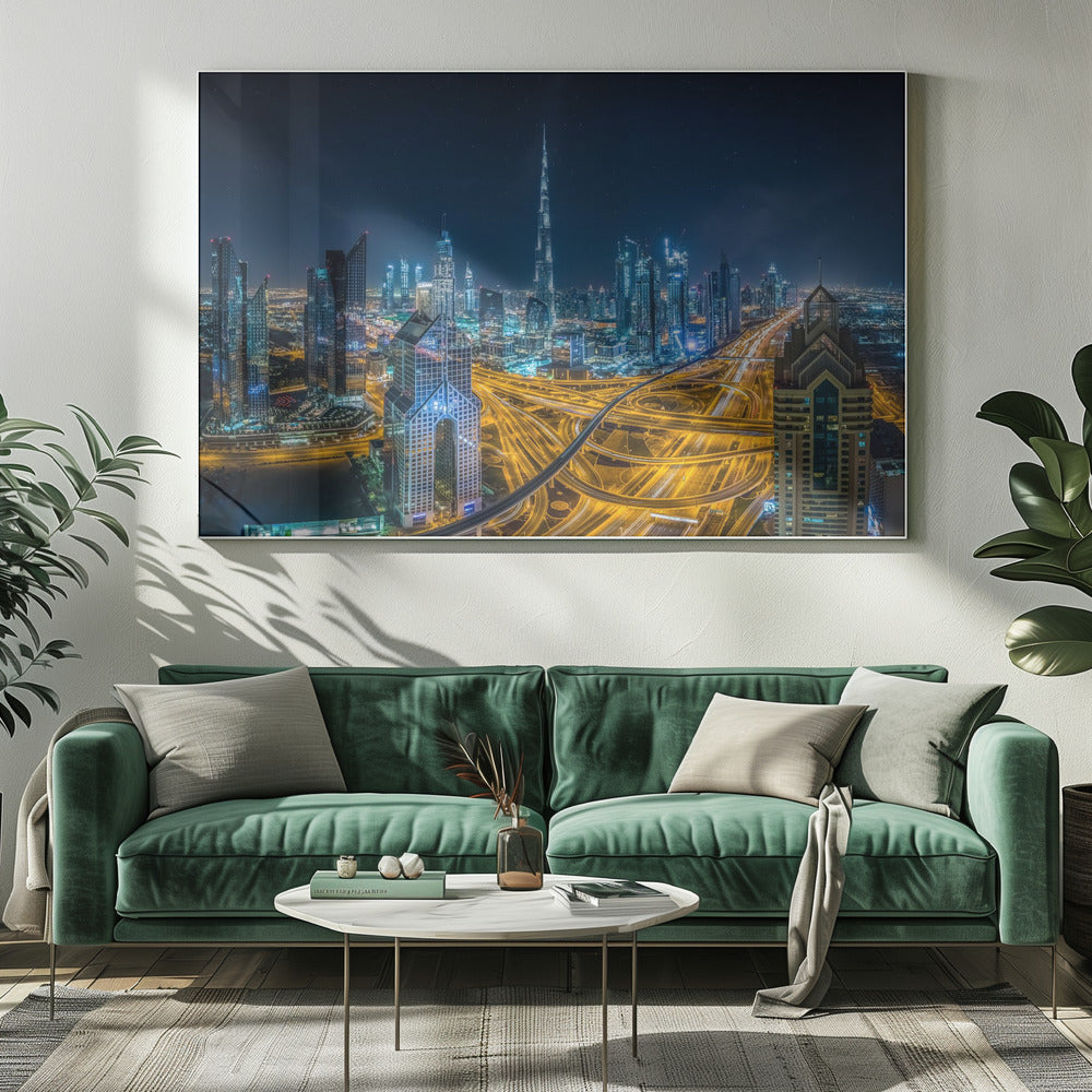 Ciudad azul | Impresiones en Lienzo