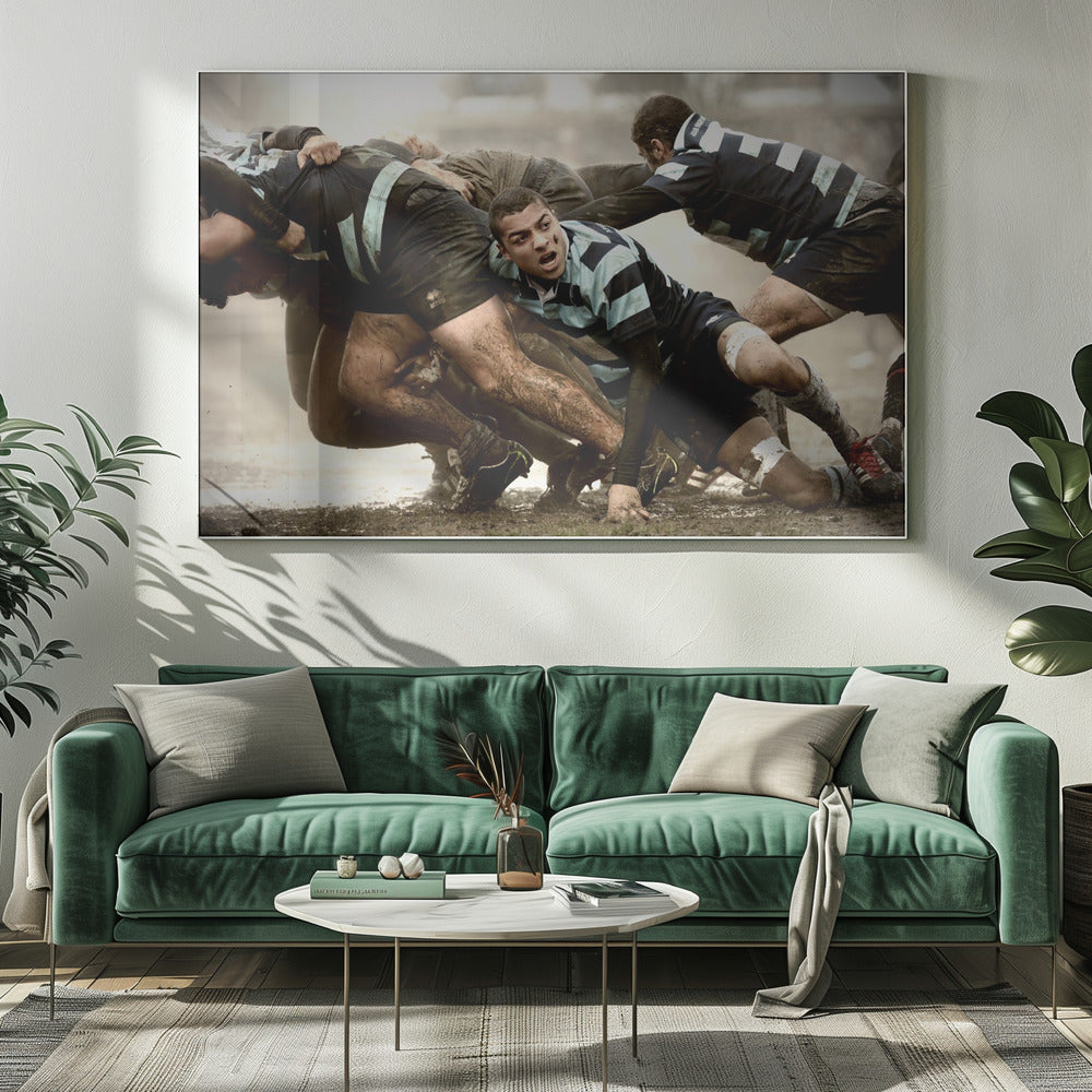 Rugby al estilo antiguo | Impresiones en Lienzo