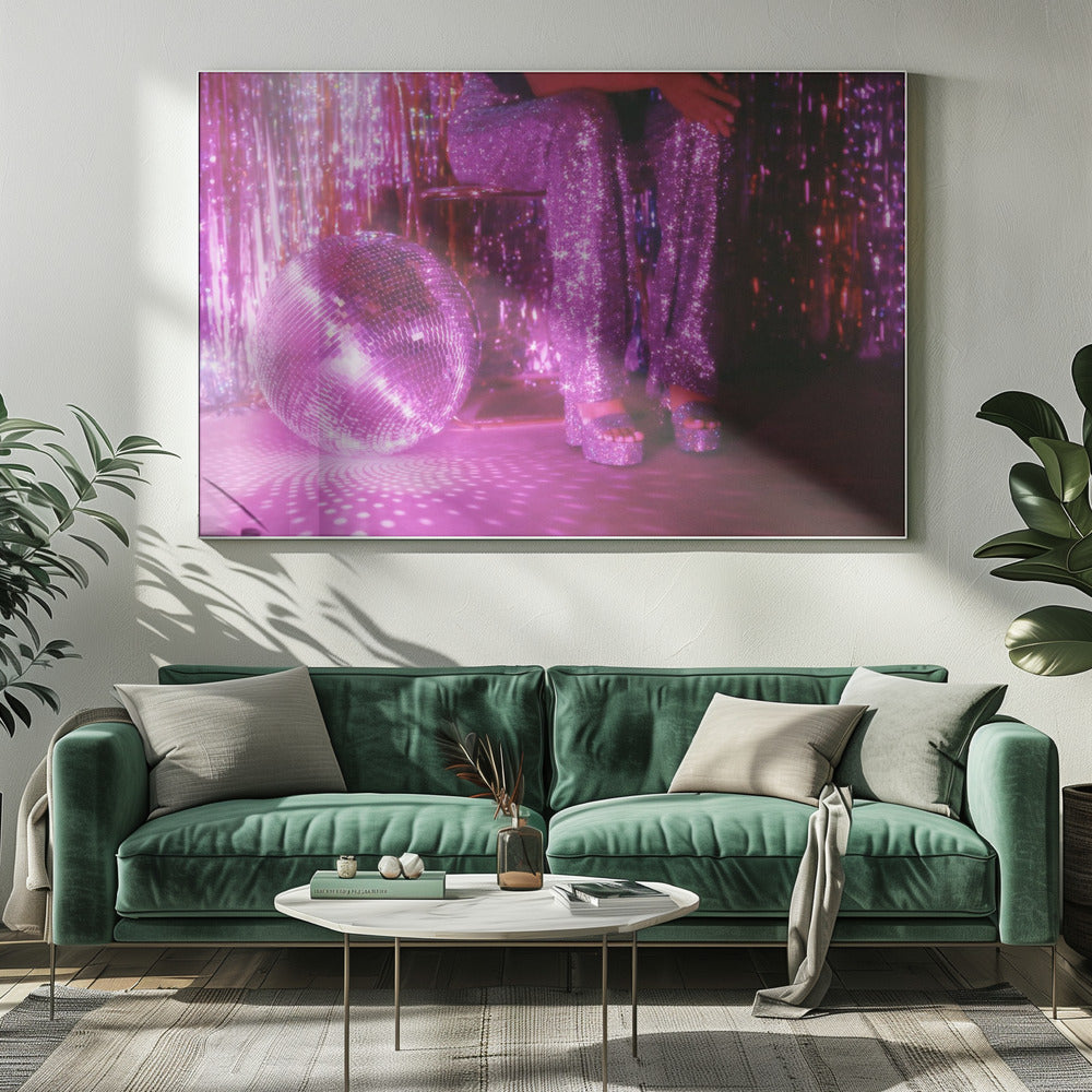 Glitzernde Disco-Vibes | Leinwand-Bilder