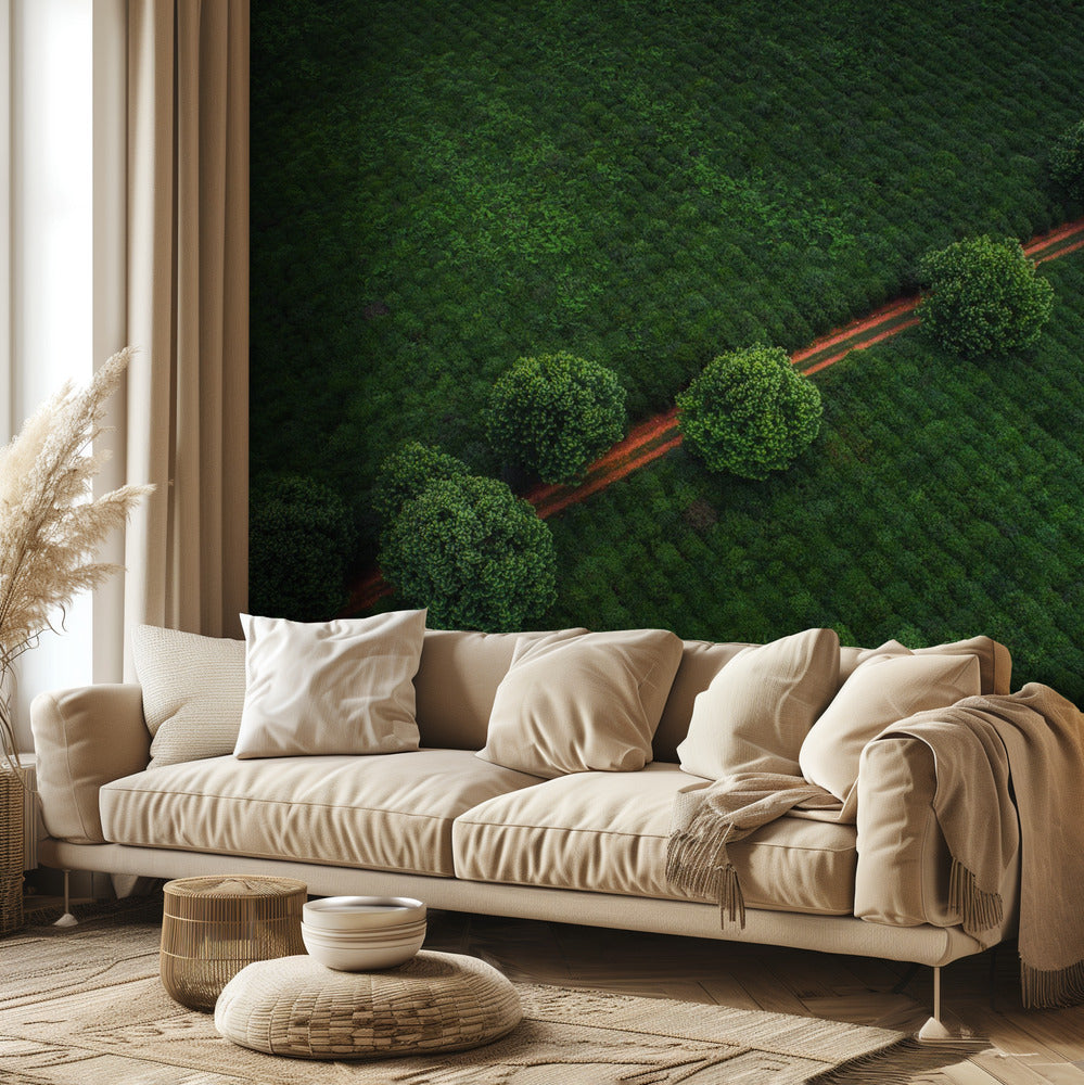 Perlas Verdes | Papel Pintado Fotográfico