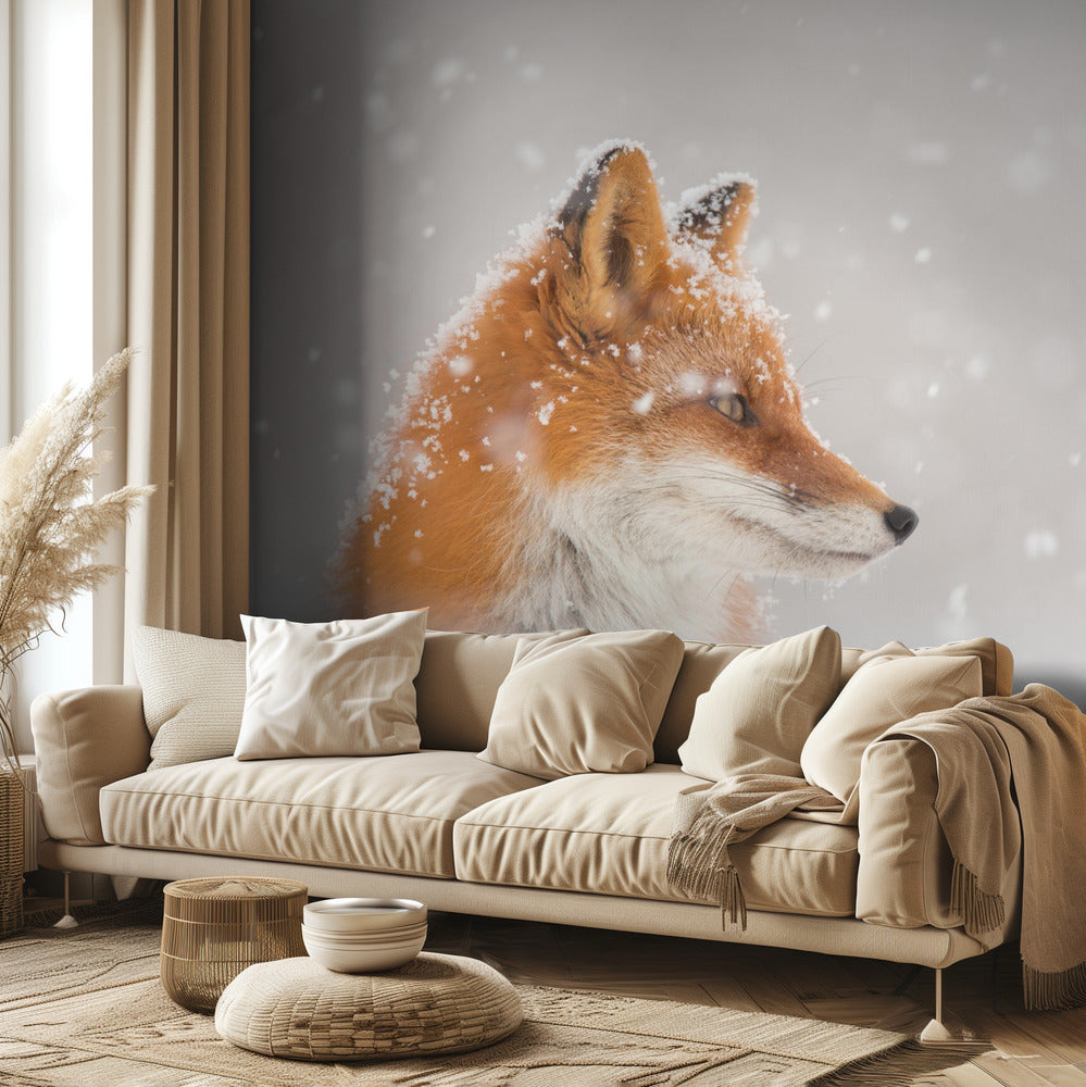 Snön faller… | Fototapet