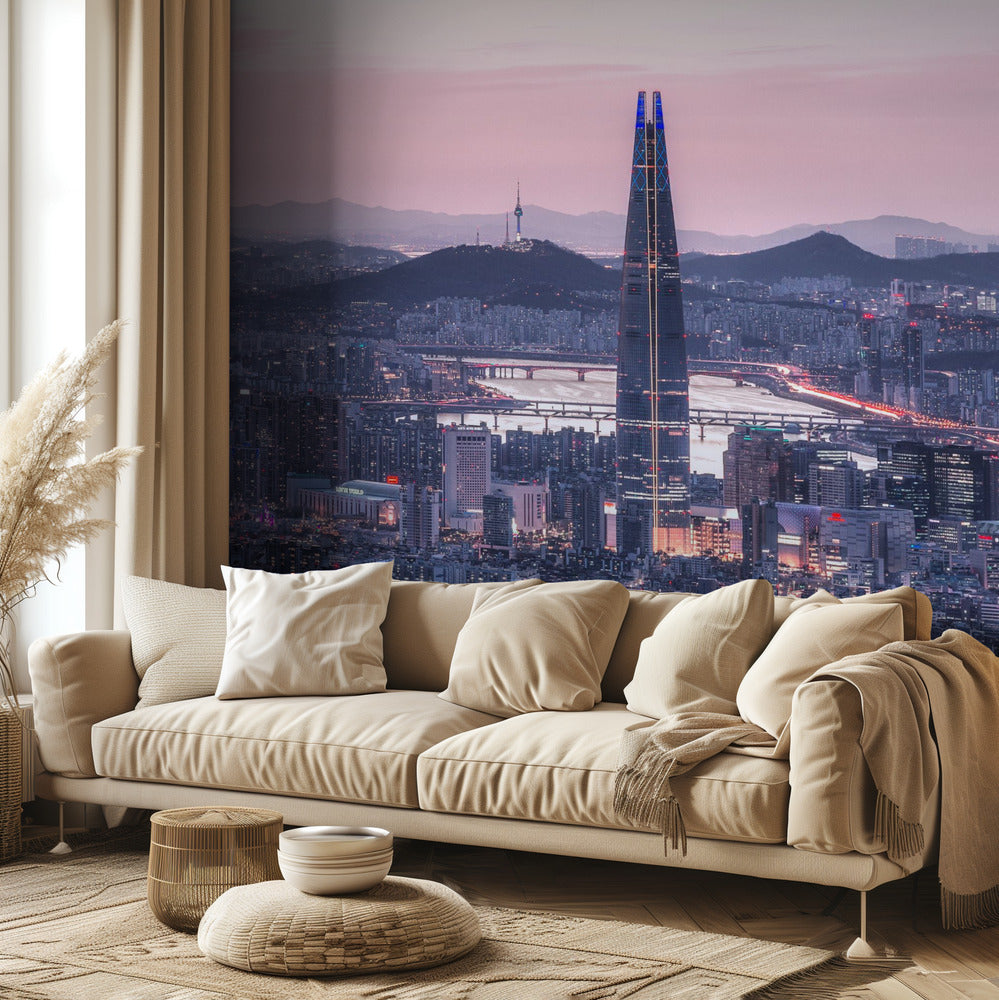 Seoul stad | Fototapet