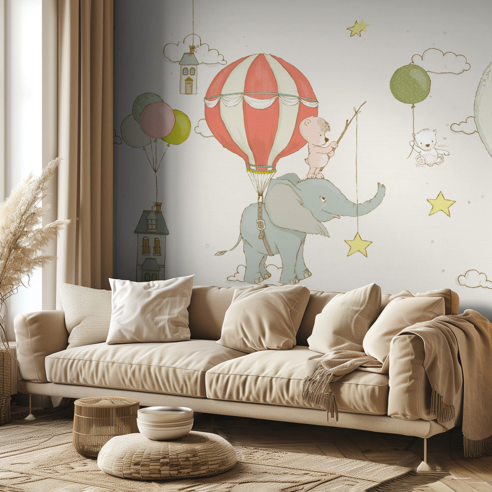 Elephant Dream_SkyWhite | Fototapeta