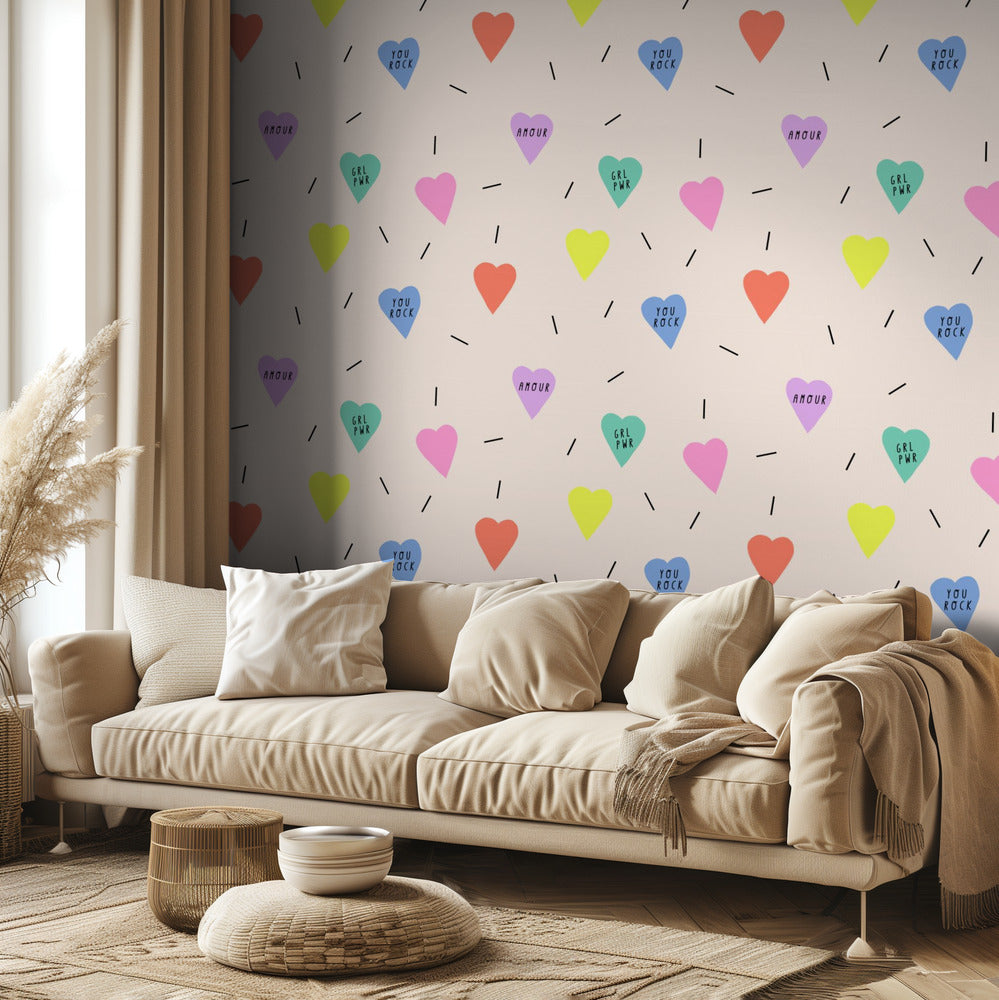 Girl Power (pattern design) | Wallpaper