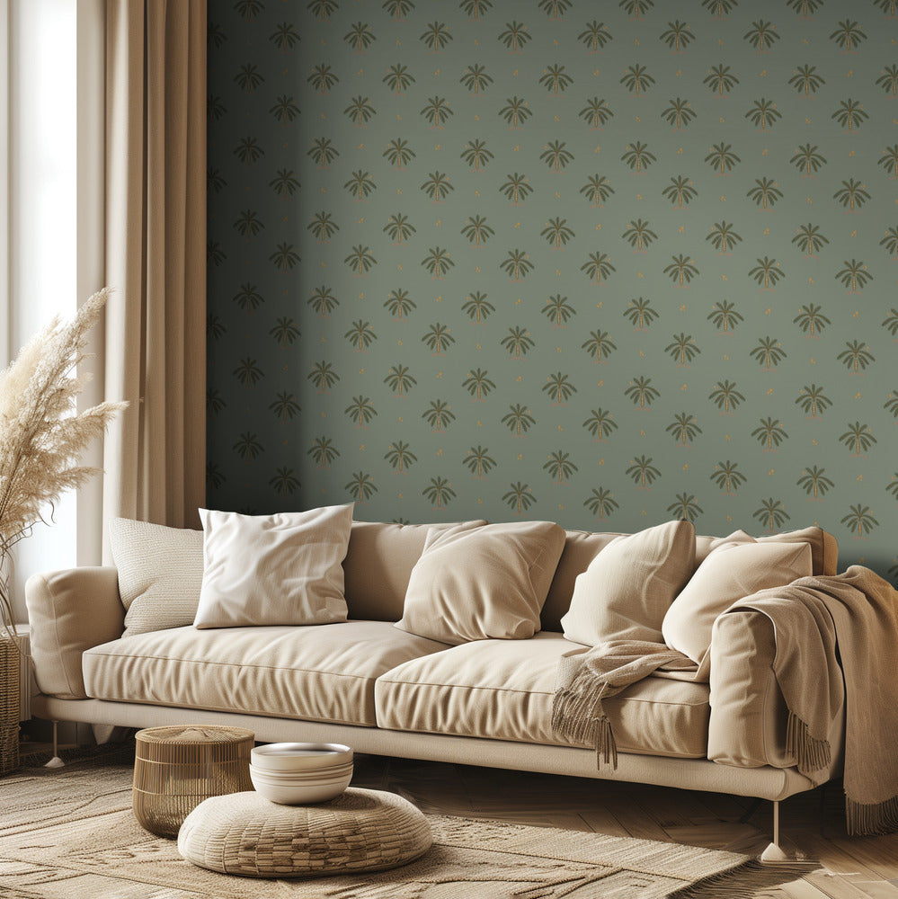 Boho Palms -viitta | Valokuvatapetit