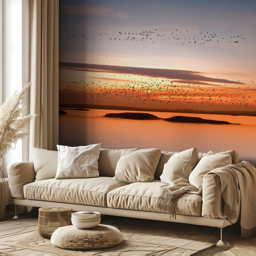 al atardecer | Papel Pintado Fotográfico