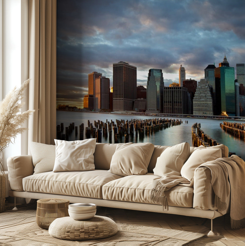 Horizonte de la ciudad de Nueva York | Papel Pintado Fotográfico