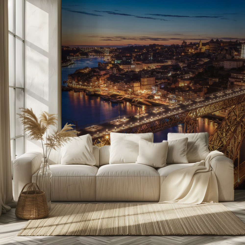 Portugalia - Porto Blue Hour | Fototapeta