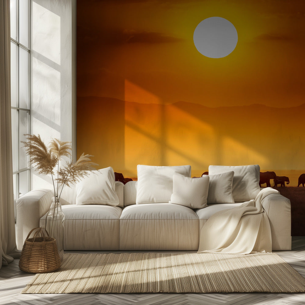 Desfile del amanecer | Papel Pintado Fotográfico