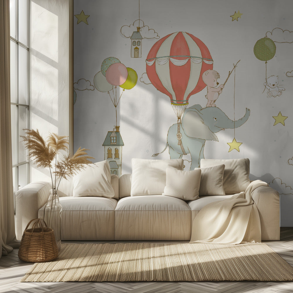 Elephant Dream_SkyWhite | Fototapeta